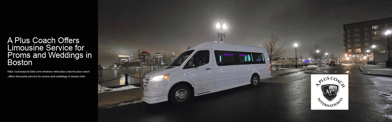 A Plus Coach Offers Limousine Service for Proms and Weddings in Boston