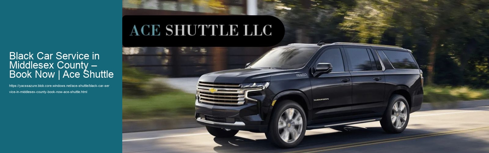 Black Car Service in Middlesex County – Book Now | Ace Shuttle