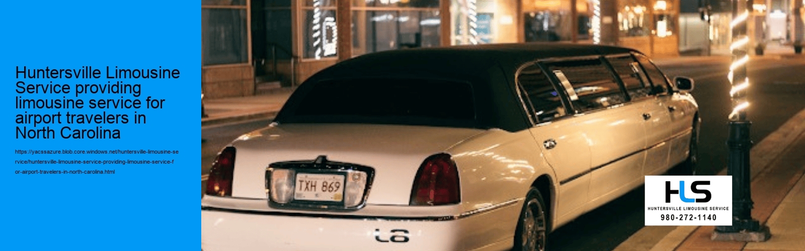 Huntersville Limousine Service: Premium Limousine Service for Special Occasions