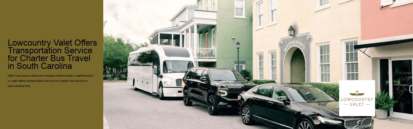 Lowcountry Valet Offers Transportation Service for South Carolina Weddings