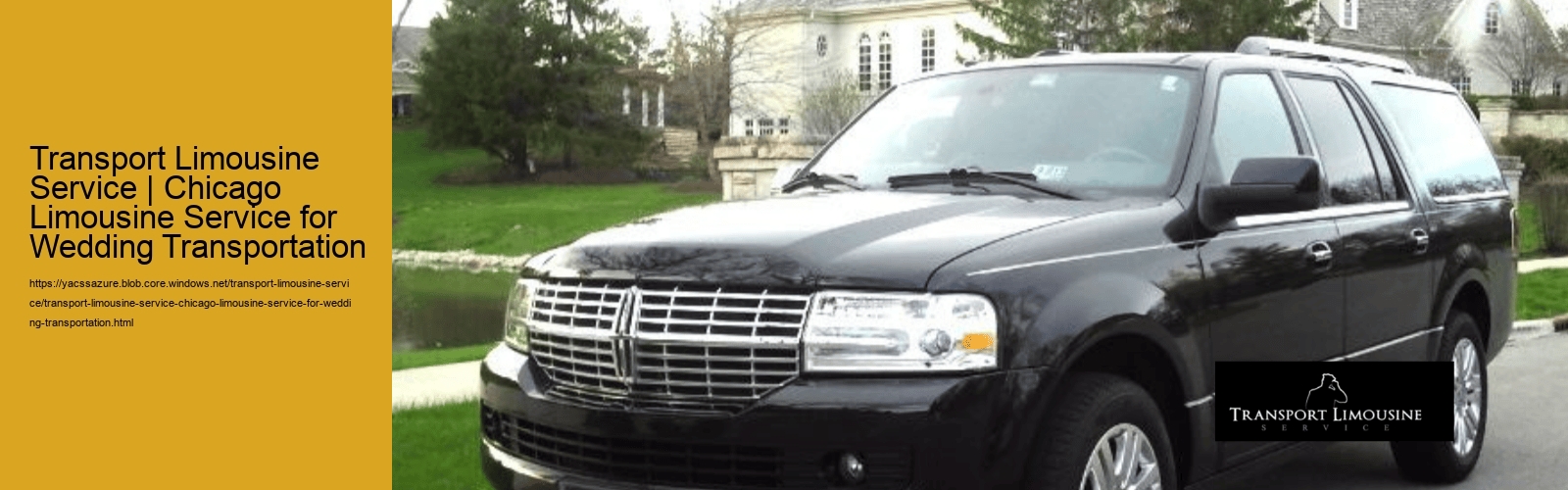 Transport Limousine Service | Chicago Limousine Service for Wedding Transportation